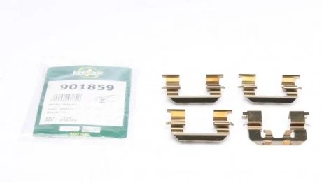 Монтажний к-кт гальмівних колодок пер. Accent/Rio III 10-(Mando) FRENKIT 901859