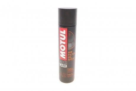 Средство по уходу за поролоновыми фильтрами мотоциклов Motul A2 Air Filter Oil Spray (400 мл) 10298 MOTUL 838540