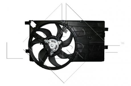 Вентилятор радиатора (электрический) Citroen Nemo/Peugeot Bipper 1.3/1.4 HDi 08- NRF 47352