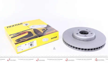 Диск гальмівний (передній) BMW 5 (F10/F11)/6 (F12/F13)/7 (F01-F04) 09- (348x36) (L) PRO+ TEXTAR 92253725
