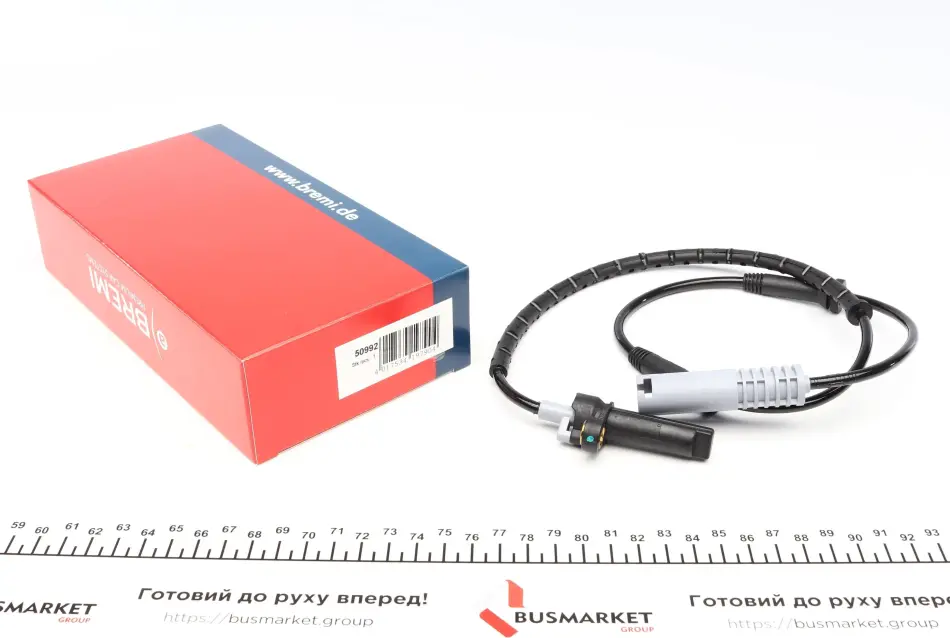 Датчик ABS (задний) BMW 5 (E39) 95-03 BREMI 50992 (фото 1)
