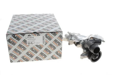 Насос охолоджуючої рідини, з ущільненням MERCEDES C (A205), C (C204), C (C205), C T-MODEL (S204), C T-MODEL (S205), C (W204), C (W205), E (A207), E (A238), E (C207) 1.6-2.0H 01.08- HEPU P1572