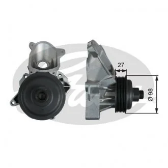 Водяной насос Gates WP0128