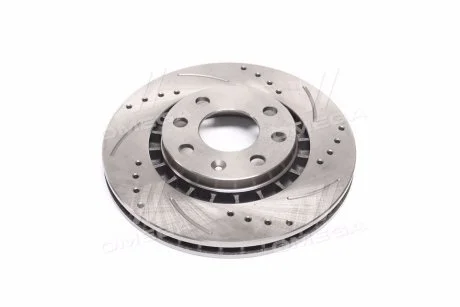 Диск тормозной DAEWOO LANOS передний SPORT с перфорацией (R14) RIDER RD.96179110