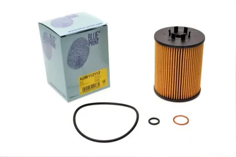 Фільтр масляний BMW 5 (E60)/6 (E63)/X5 (E53) 3.6-4.8i 00-10 BLUE PRINT ADB112112
