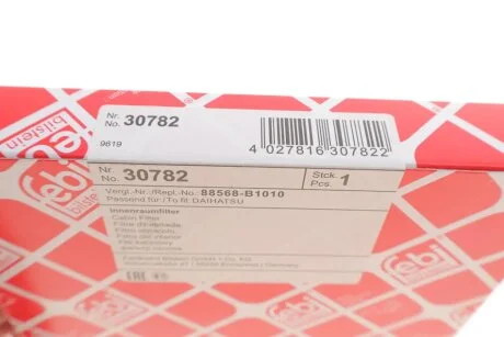 Фільтр салону Subaru Justy 07-13 FEBI BILSTEIN 30782