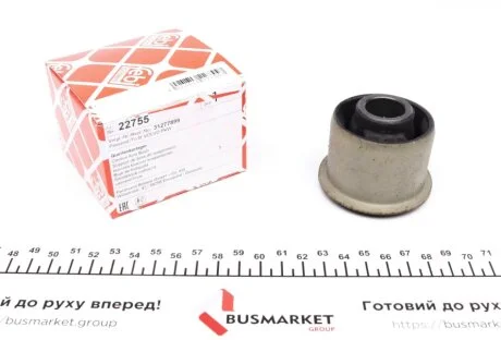 Сайлентблок балки (задней/спереди/сверху/внутри) Volvo S60/S80 00-10 FEBI BILSTEIN 22755