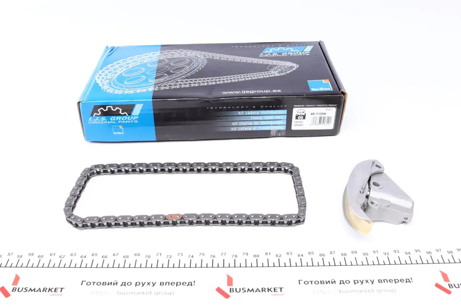 Комплект ланцюга насосу масляного Ford Transit 2.0-2.4 DI/TDE/TDCi 00- (z=76) IJS GROUP 40-1129K (фото 1)