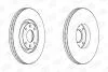 Диск гальмівний передній (кратно 2) Citroen C4 Grand Picasso I (UA_) (06-13), C4 I (LC_) (04-14) CHAMPION 562267CH (фото 1)