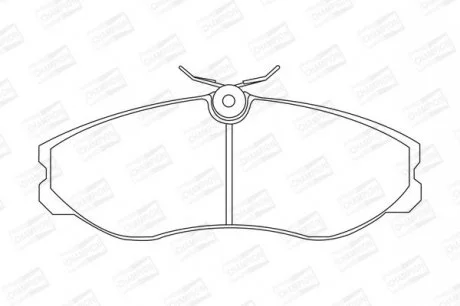 Колодки гальмівні дискові передні Nissan Terrano (II) CHAMPION 572382CH