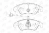 Колодки тормозные дисковые передние AUDI A4 B8 (8K2) 07-15, A4 B8 Avant (8K5) 07-15 CHAMPION 573247CH (фото 1)