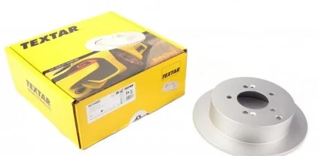 Диск гальмівний (задній) Hyundai Santa FE/ Tucson/Kia Sportage 04- (284x10.1) PRO TEXTAR 92134003