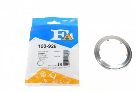 Прокладка труби вихлопної BMW 3 (E90/F30/F80)/5 (E60/F10)/X5 (F15/F85) 04- (кільце) Fischer Automotive One (FA1) 100-926