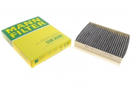 Фільтр салону Citroen Nemo/Peugeot Bipper/Fiat Fiorino/Qubo 08-/Tipo 15-/Doblo 10-/Opel (вугільний) MANN CUK2040