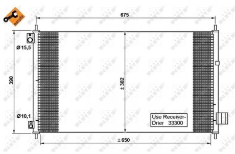 Радиатор кондиционера EASY FIT NRF 35780