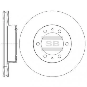 Гальмівний диск передній HQ Hi-Q (SANGSIN) SD4030