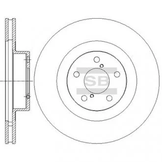 Гальмівний диск передній HQ Hi-Q (SANGSIN) SD4701