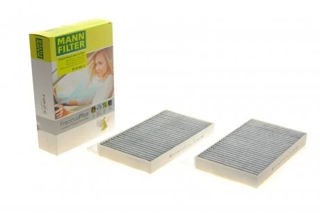 Фильтр салона MB S-class (W222/C217) 13-(угольный/антибактериальный) (к-кт 2шт.) MANN FP270212