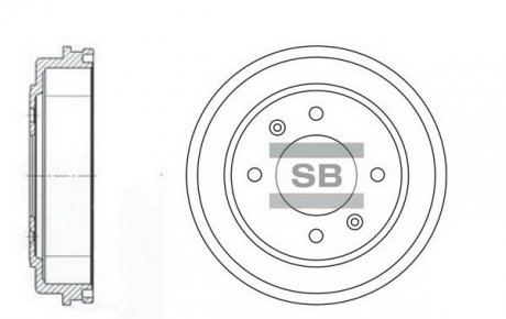 Тормозной барабан HQ Hi-Q (SANGSIN) SD1039