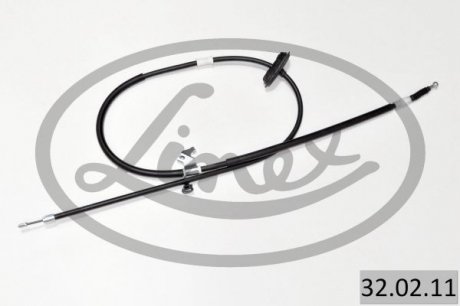 Трос ручника Opel Astra J/Chevrolet Cruze 09- (1815/1685 мм) LINEX 32.02.11