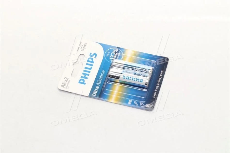 Батарейка LR6/ AA Ultra Alkaline B4 (2 шт) PHILIPS LR6E2B/10 (фото 1)