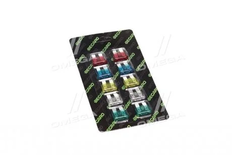 Фото 1 - предохранитель ножевой стандарт комп. 10 шт. DECARO DEC.FUSE KIT 01 Предохранитель ножевой стандарт комп. 10 шт. DECARO DEC.FUSE KIT 01 (фото 1)