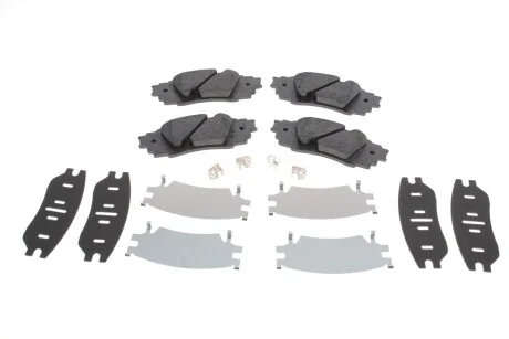 Колодки гальмівні (задні) Toyota C-HR 16--/Rav4 18-/Lexus RX 15- (Akebono) ZIMMERMANN 22434.145.1