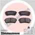 Колодки тормозные (задние) Hyundai Accent/I20/I30/Kia Ceed/Rio/Sportage 1.2-3.3 05- (Mando) ZIMMERMANN 24320.155.1 (фото 5)