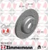 Диск тормозной (передний) BMW 5 (F10/F11) 10-(330x24) (с покрытием) (с отверстиями) (вентилированный) ZIMMERMANN 150.3482.52 (фото 6)