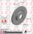 Диск тормозной (передний) Mazda 3 1.5D/2.0/2.2D 13-/CX-3 15-(295x25)(с покрытием)(вентил.) ZIMMERMANN 370.3054.20 (фото 2)