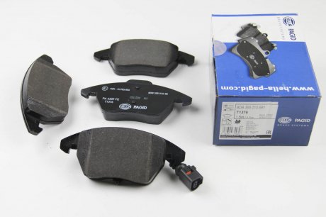 VW Тормозные колодки передн.Audi A3 03-Golf V,Caddy III,TouranSkoda Octavia HELLA 8DB 355 010-581