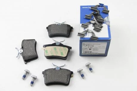 Колодки гальмівні дискові; задня вісь HELLA 8DB 355 014-081