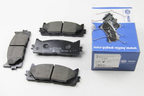 Колодки гальмівні дискові; передня вісь HELLA 8DB 355 012-401