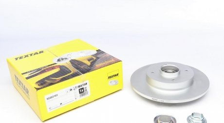 Диск тормозной (задний) Citroen C3/C4/Peugeot 207/307 05- (249х9) (d=30mm) (с подшипником) PRO TEXTAR 92202103 (фото 1)