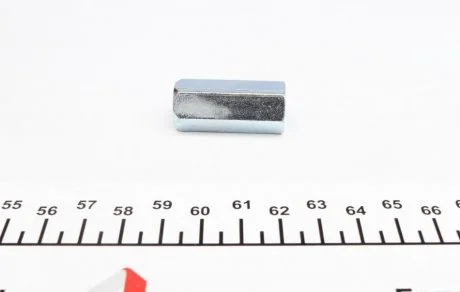 Соединитель тормозной трубки (3/8''x24/14x33.2/d=3.1) (мама/мама) FRENKIT 89052