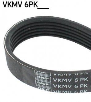 Доріжковий пас VKMV 6PK1020 R SKF VKMV6PK1020R