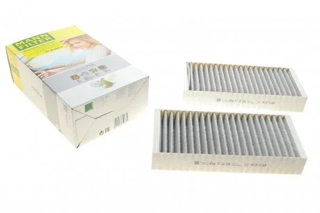 Фільтр салону MB M-class (W166) 11-15/GL-class (X166) 12-15 (вугільний) (антиалергенний) (к-кт 2шт) MANN FP260282