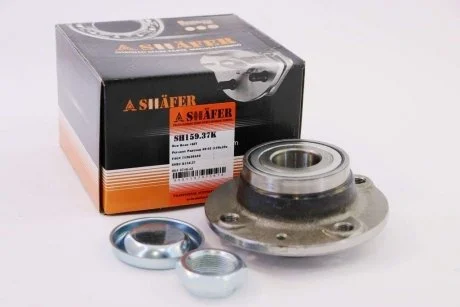 Ступиця задн. (підшипник) без ABS +монтажний к-кт Citroen Berlingo 96-, Xantia 93-03, Xsara Picasso 99- /Peugeot 406, Partner 96- SHAFER SH159.37K