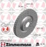 Диск гальмівний (передній) Audi A3/Skoda Octavia/VW Golf 13-/Passat 08- (340x30)(з отвор) (вент) ZIMMERMANN 600.3243.52 (фото 7)