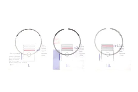 Кільця поршневі NPR 120 050 0089 00