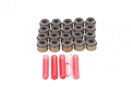 Комплект сальників клапана (6) AUDI A3, A4 B5, A4 B6, A4 B7, A6 C4, A6 C5, A6 C6, A8 D2, A8 D3, ALLROAD C5, CABRIOLET B3, R8, R8 SPYDER, TT LAMBORGHINI GALLARDO, GALLARDO SPYDER 1.8-5.2 11.94- ELRING 235.620