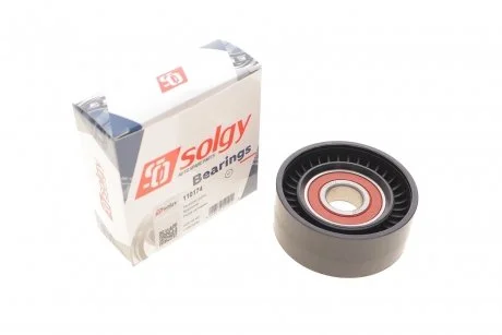 Ролик генератора Renault Kangoo 1.5DCI 01- (натяжний) (65x26) SOLGY 110174