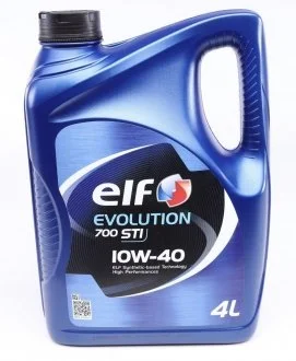Олива 10W40 Evolution 700 STI (4L) (458478) (ACEA/A3/B4 API/SN/CF VW/501.01/505.00/MB 229.1) ELF 214120