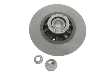 Диск гальмівний (задній) Renault Trafic 1.6 dCi 14- (280x12) (+ABS) (з підшипником) SOLGY 208040