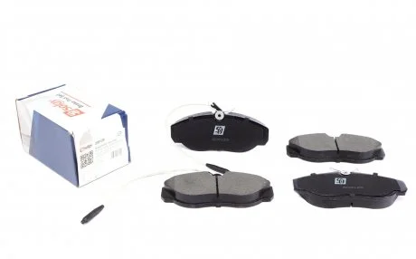 Колодки гальмівні (передні) Fiat Ducato/Peugeot Boxer 94-02 (Lucas)/(з датчиками) SOLGY 209129