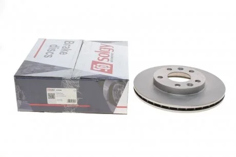 Диск гальмівний (передній) Dacia Duster 10-/Renault Megane IV 15- (269x22.4) SOLGY 208069