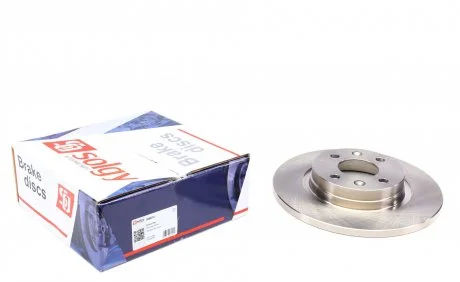 Диск гальмівний (передній) Renault Logan 04- (259x12) SOLGY 208072