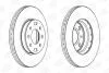 Диск тормозной передний (кратно 2шт.) HYUNDAI ACCENT III Saloon (MC) 05-12, ACCENT IV (RB) 10- CHAMPION 562554CH (фото 1)