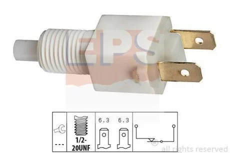 Выключатель STOP-сигналов LAND ROVER DISCOVERY 89- EPS 1.810.034