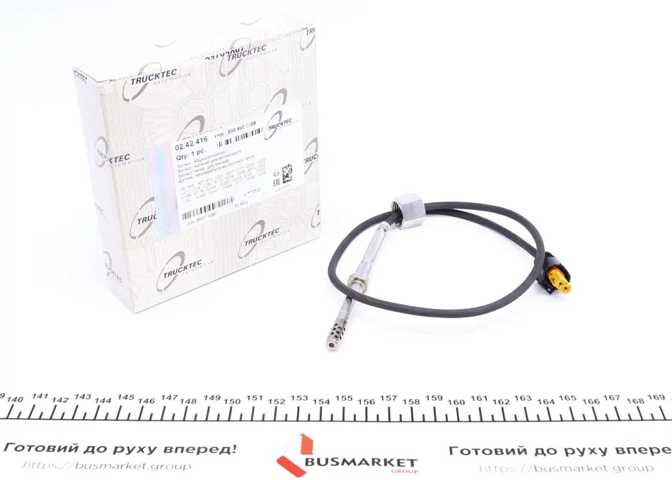 Датчик температуры ВГ (в катализаторе) MB Sprinter 906/Vito (E639/447) 2.2CDI 06- TRUCKTEC 02.42.416 (фото 1)